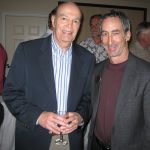 Stanley Moskowitz and Bob Rauch, the master-minds of the event, enjoy a glass together.