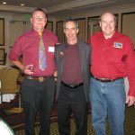 Steve Kahle, wine maker/CEO of Woof 'n Rose Winery; Bob Rauch, Owner- GM of the Hilton Garden Inn, San Diego/ Del Mar; and Joe Cullen, wine maker and CEO of Scaredy Cat Ranch Winery, were thrilled with the turn out.